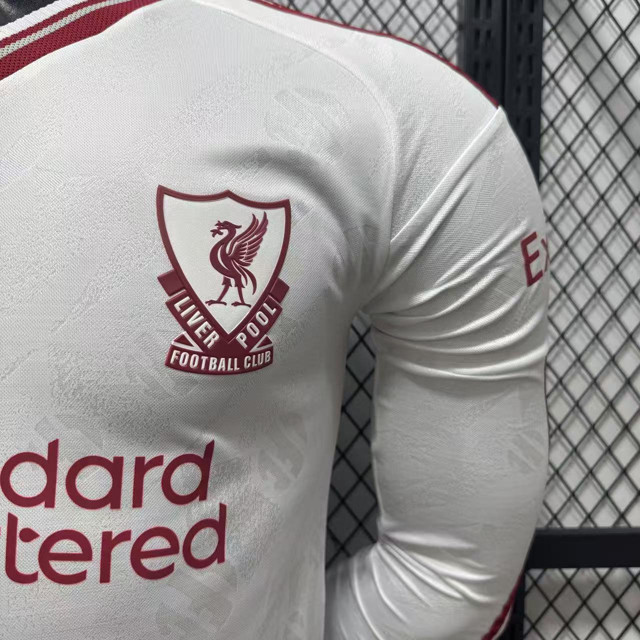 Camiseta Liverpool visitante 26-27  manga larga Versión Fan